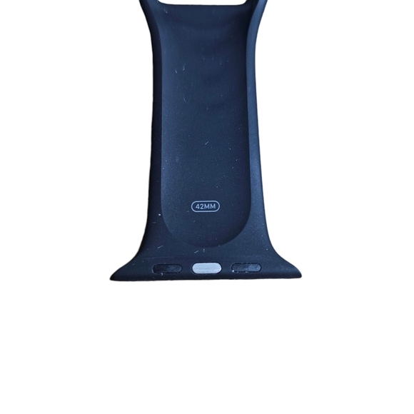 Black Apple Watch Sports Band 42mm size S/M and M/L Included - Picture 3 of 5